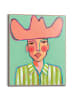 Orangewallz Gerahmter Kunstdruck ''Cowboy''