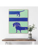 Orangewallz Long Dachshund - Framed in Wood 40x50