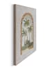 Orangewallz Gerahmter Kunstdruck ''Palm Tree Window''