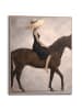 Orangewallz Druk artystyczny "Elegant Horse Lady" w ramce