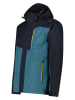 cmp 3in1-Funktionsjacke in Blau/ Schwarz/ Grau