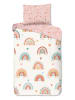 Good Morning Bettwäsche-Set "Louie" in Weiß/ Rosa
