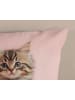 Good Morning Komplet pościeli renforcé "Chat" w kolorze jasnoróżowo-jasnobrązowym