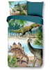 Good Morning Beddengoedset "Dino" meerkleurig