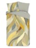 Good Morning Renforcé beddengoedset "Yellowstone" grijs/geel