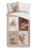 Good Morning Bettwäsche-Set "Kami" in Beige/ Creme