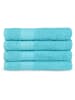 Good Morning 4-delige set: handdoeken turquoise