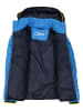 cmp Doorgestikte jas blauw