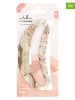 Invisibobble 2er-Set: Haarspange in Beige/ Hellbraun