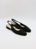 Bellucci Baleriny w kolorze czarnym z paskiem