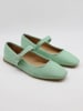 Bellucci Ballerina's met bandje groen