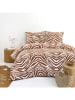 Day Dream Komplet pościeli flanelowej "Zebra" w kolorze brązowym