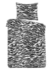 Day Dream Komplet pościeli "Zebra" w kolorze czarnym