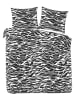 Day Dream Bettwäsche-Set ''Zebra'' in Schwarz