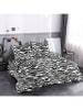 Day Dream Komplet pościeli "Zebra" w kolorze czarnym