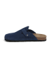 SABOKETS Leder-Clogs in Blau