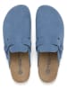 SABOKETS Leder-Clogs in Blau