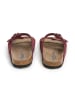 SABOKETS Leren slippers rood