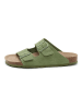 SABOKETS Leren slippers groen