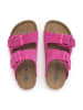 SABOKETS Leder-Pantoletten in Pink