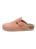 SABOKETS Leder-Clogs in Rosa