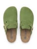 SABOKETS Leder-Clogs in Grün