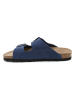 SABOKETS Leren slippers donkerblauw
