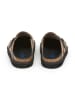SABOKETS Leren clogs beige