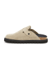 SABOKETS Leren clogs beige