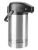 Emsa Pump-Isolierkanne "President" in Silber/ Schwarz - 3 l