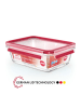 Emsa 3er-Set: Frischhaltedosen "Clip & Close" in Rot - 450 ml
