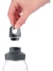 Emsa Trinkflasche "Drink2Go - Glas" in Schwarz - 700 ml
