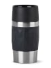 Emsa Thermobecher "Travel Mug Compact" in Schwarz - 300 ml