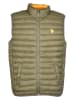 U.S. Polo Assn. Kamizelka pikowana w kolorze khaki
