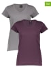 G-Star 2er-Set: Shirts in Lila/ Grau