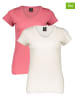 G-Star 2er-Set: Shirts in Creme/ Pink