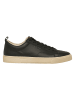 s.Oliver Leder-Sneakers in Schwarz