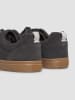 s.Oliver Leder-Sneakers in Anthrazit