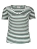 Marc O'Polo Koszulka w kolorze zielono-białym