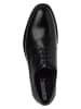 s.Oliver Leder-Schnürschuhe in Schwarz