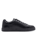s.Oliver Leder-Sneakers in Schwarz