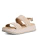 s.Oliver Leren haksandalen beige