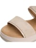 s.Oliver Leren haksandalen beige