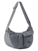 PinqPonq Torebka "Krumm Medium Crinkle" w kolorze szarym - 37 x22 x 14 cm