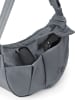 PinqPonq Torebka "Krumm Medium Crinkle" w kolorze szarym - 37 x22 x 14 cm