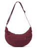 pingpong Umhängetasche "Krumm Small" in Bordeaux - (B)30 x (H)23 x (T)10 cm