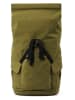 PinqPonq Rucksack "Kross" in Oliv - (B)32 x (H)44 x (T)22 cm