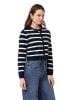 Scotch & Soda Cardigan in Dunkelblau/ Weiß