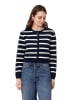 Scotch & Soda Cardigan in Dunkelblau/ Weiß