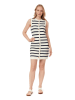 Scotch & Soda Kleid in Creme/ Dunkelblau